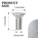 8-Pack Stainless Steel Brake Disc Rotor Screws 93600-06014-0H - Fits Various Models