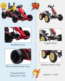24V Go Kart for Ages 8 and Up – 8.1MPH High-Speed Drifting Race Car