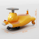 Kids' 2-in-1 Wiggle Ride-On Car with Pedal and Two Speed Options