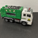 Zetz Brands Electric Garbage Truck Toy with Lights, Sounds, Music, and Rotating Features