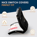 Black Window Button Cover for 2018-2025 Jeep Wrangler JL Unlimited Sahara