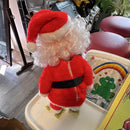 Jolly Skating Santa Battery-Powered Christmas Toy 1987