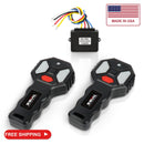 X-BULL Wireless Winch Control Kit with Dual Remote Handset for Car, ATV, and SUV 12V