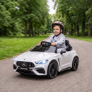 Mercedes AMG CLE 53 Kids Electric Ride-On Car with Remote Control, White