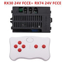 24V Kids Electric Ride-On Car Remote Control Set with Bluetooth Receiver and Accessories