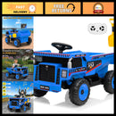 12V Remote Control Electric Dump Truck for Kids with Bluetooth Music and LED Lights
