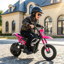 24V Children's Electric Dirt Bike, Speeds Up to 14 MPH, Mini Electric Motorcycle with 2.75-inch Wheels