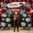 Giant Racing Tire Foil Balloons - 2Pcs, 3.5Ft Self-Standing