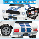 12V Shelby Licensed Electric Ride-On Car for Kids with 3 Speed Settings