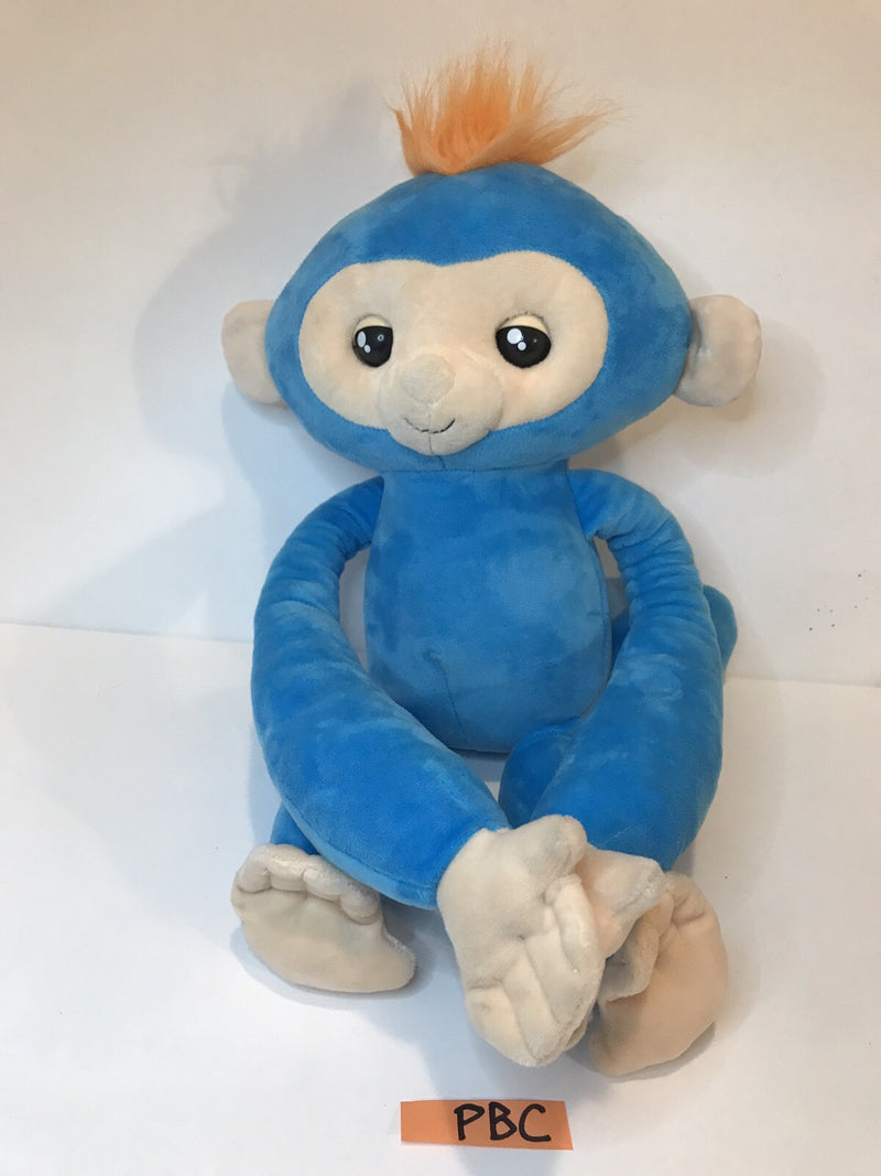 Interactive Blue Monkey Fingerlings Toy with Touch, Sound, and Motion Features