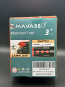 Z MAYABBO Electric Steam Train with Sound - Compatible with Thomas and Brio Tracks