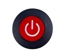 Set of 2 Red 3 Pin Manual Push Button Switches for Children's Electric Cars