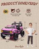 24V Ford Bronco Raptor Ride-On Toy for Big Kids - 2-Seater Fun