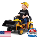 Kid Trax 6V CAT Frontloader Ride-On for Toddlers, 18-36 Months, Weight Capacity 44 lbs, Includes Hard Hat