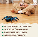 LED-Eyed RC Spider Toy with Fun 360 Spin for Thrilling Playtime