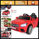 12V Kids Electric Ride-On Car with Remote Control, LED Lights, and Music for Ages 3-8
