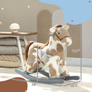 Soft Rocking Horse with Rabbit Companion and Neighing Sounds for Ages 2 - 5