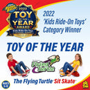 Turtle Glide Sit Skateboard for Kids - Zigzag Motion for Indoor and Outdoor Fun