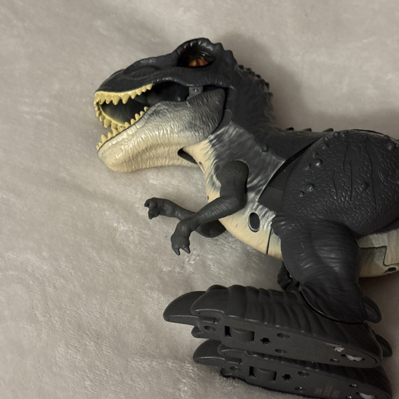 Interactive Animated Attacking T-Rex Dinosaur Toy with Walking and Sound Effects