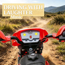 Red 6V Children's Electric Motorcycle Toy with Stabilizing Wheels
