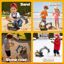 11-Channel Remote-Controlled Excavator Truck with 680-Degree Rotation