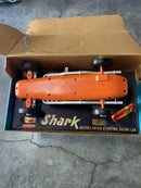 1965 tethered, shark battery powered race car