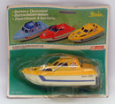 CLASSIC LUCKY GOOD HOPE BATTERY-POWERED BOAT ~ WATERLINE ~ NEW OLD STOCK