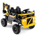 24V Electric Ride-On Excavator with Remote Control and 4WD Capability