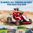 Garvee 24V Electric Drift Go Kart for Kids with Dual 150W Motors and 5-Point Safety Harness - nan
