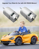 Dual Pack RS555 Electric Drive Motor 18V 24V 35000RPM for Power Wheels