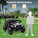 Electric Ride-On Truck with Remote Control, LED Lights, and Dual Speed Settings