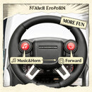 White Dual-Function 6V Electric Ride-On Car for Children