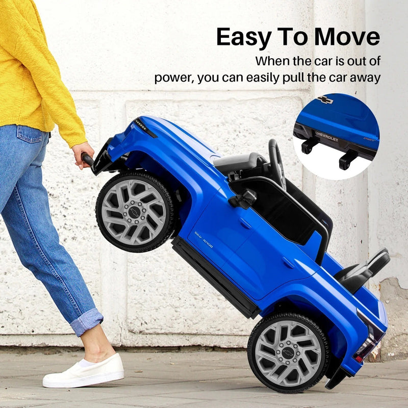 Chevrolet Silverado 24V Electric Kids Ride-On Truck with Remote Control Toy