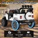 12V Dual-Seater Kids Ride-On Truck with Remote Control, LED Lights, and MP3 Player