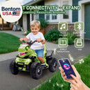 Dinosaur-Themed 12V Electric Ride-On ATV for Kids with Music