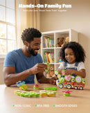 Montessori Musical Toy Train Set for Toddlers Aged 3 to 6 Years