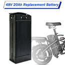48V 20Ah Lithium Ion Battery with 3-Pin Connector for 200W to 1000W Motors