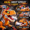 Orange Dinosaur Battery-Powered Ride-On Car for Toddlers