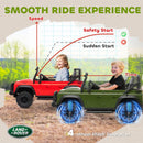 Green Land Rover Off-Road Ride-On Electric Car for Kids