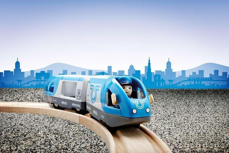 Travel Battery-Powered Train Set 3-Piece Toy for Creative Young Engineers