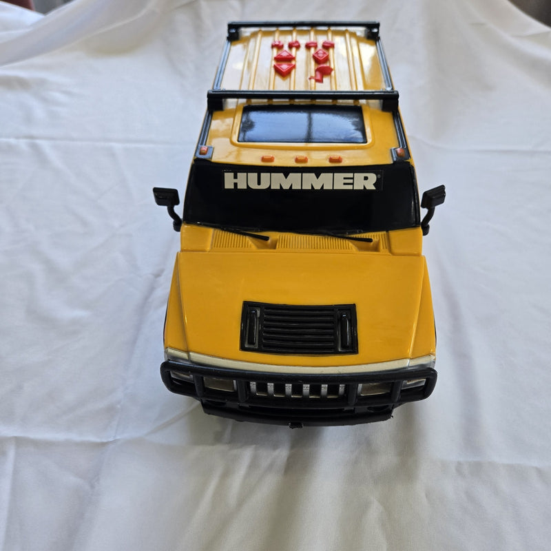 Yellow 2006 Hummer H2 Toy with Voice, Lights, and Horns - Road Ripper Model