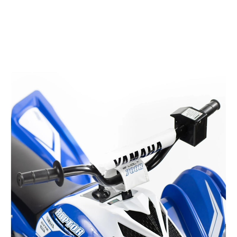 Yamaha 12V Battery-Powered All-Terrain Ride-On ATV in Blue for Ages 3+