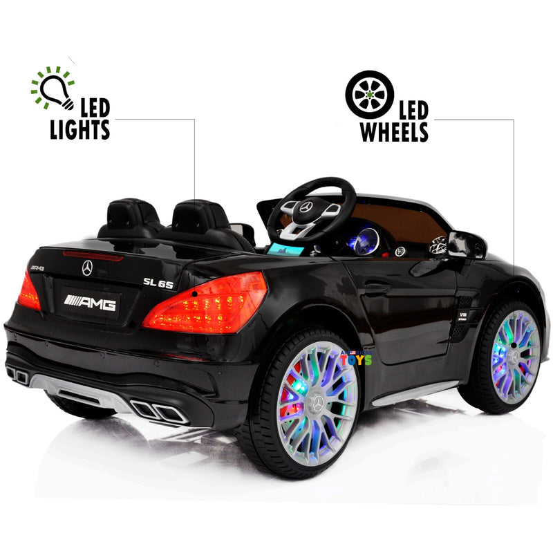 Kids Ride-On Remote Control Car with MP4 Screen LED Wheels Licensed Mercedes-Benz Various Colors