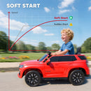 12V Chevrolet Tahoe Ride-On Car for Kids with Dual Motor and Remote Control in Red