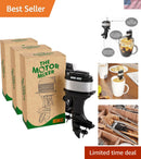 Boat Motor Coffee Mixer - Wind-Up Outboard Mini Mixer