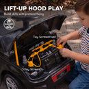 Qaba 3-in-1 Ford Shelby Black Push and Slide Car