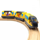 Electric Train Set Compatible with Wooden Tracks for Kids Aged 3 to 5