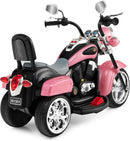 Pink Harley Davidson Battery-Powered Electric Motorcycle for Kids