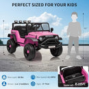 Electric Ride-On Car for Kids Ages 3+, Remote-Controlled Toy Vehicle