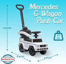 Durable Push Car for Toddlers Aged 1 to 3 with Backrest and Safety Bar